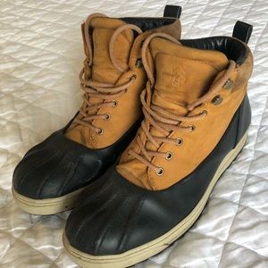 All weather duck boots